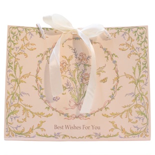 新款女神节礼品袋高级感三八妇女节包装袋小清新伴手礼袋生日纸袋