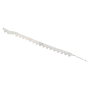 红口袋法式复古温柔手工编织花边珍珠项链礼服婚纱写真饰品锁骨链