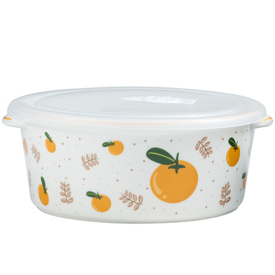 陶瓷分格饭盒微波炉加热上班族