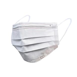 福泽龙普元白色一次性医用外科口罩医用医疗口罩外挂耳三层10片装