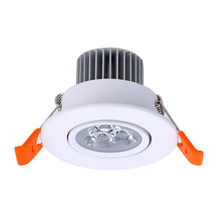 嵌入式led彩光小射灯3W瓦开孔5公分5.5 6cm展酒柜牛眼洞灯红黄光