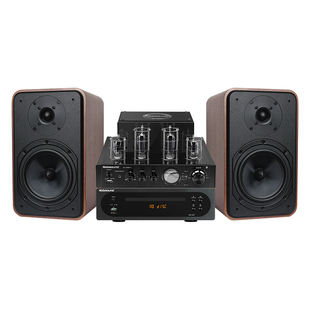 诺普声 M6发烧高保真hifi音箱胆机DVD组合家用桌面无源音响套装