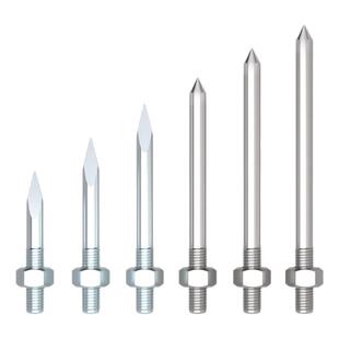 304不锈钢管卡钉镀锌直杆钉抱箍钉子PVC管箍墙钉加长螺杆卡箍吊杆