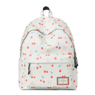 mrace双肩包女中学生防水书包印花女包学院风小众大学生电脑背包