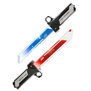 对插双刀流发光双刃伸缩激光剑玩具新款黑科技男孩玩具刀生日礼物