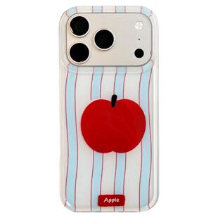 由里公园ins夏日海盐蓝撞色条纹红苹果17适用17pro苹果17ProMax手机壳iPhone16全包14新款16Promax保护套13女