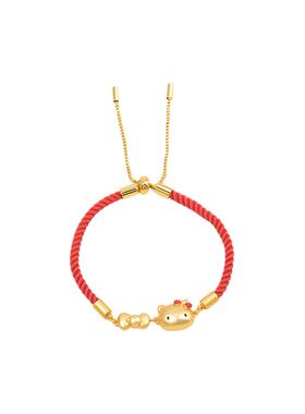 三福三丽鸥IP休闲凯蒂猫沙白手链单条 甜美时尚首饰手饰854320