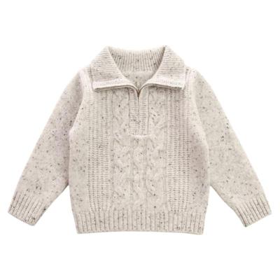 3股加厚点纱~儿童纯山羊绒衫