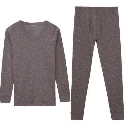 顶瓜瓜保暖套装印花秋衣秋裤套装