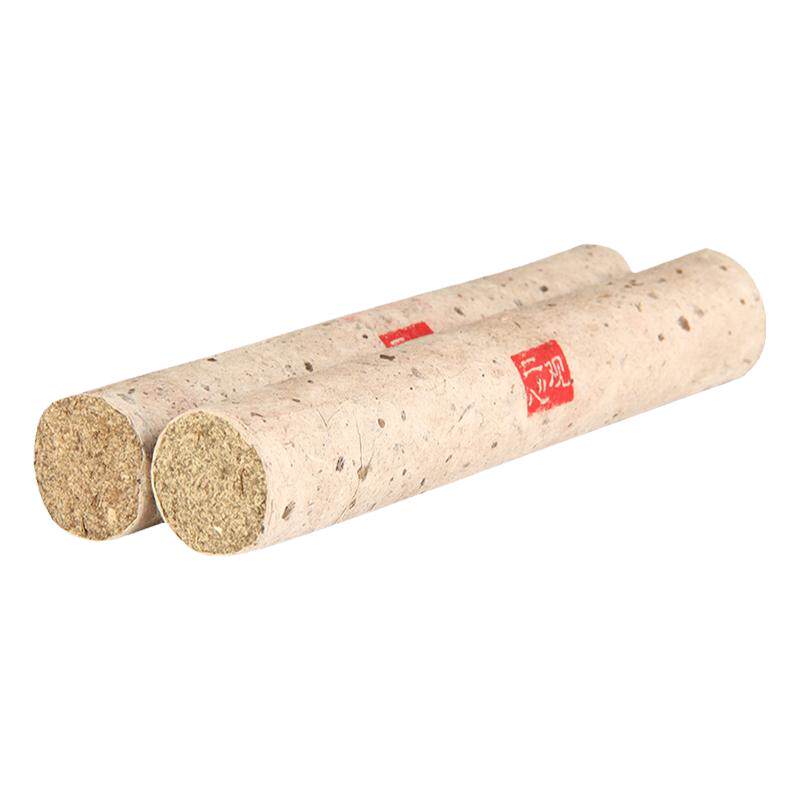 观二心3cm蕲艾纯手工石臼三年陈纯艾草艾灸条调理艾条正品艾灸棒