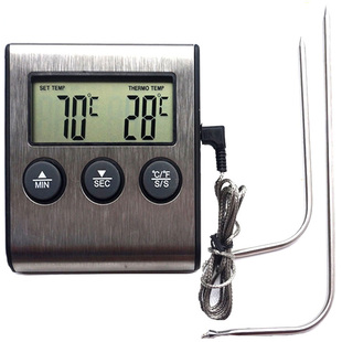 包邮烤箱家用厨房烧烤烘焙马卡龙熬糖测温仪炼油食品温度计报警24