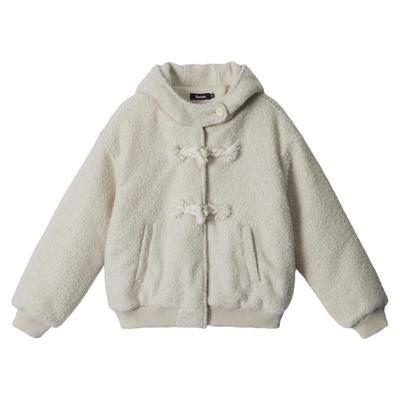 习惯一人夹棉加厚宽松连帽棉衣