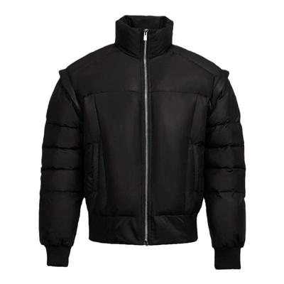 可拆卸袖子秋冬高克重羽绒服廓形