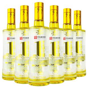 山西太原酒厂晋泉高粱白酒42度晋泉1号一号6瓶整箱纯粮食酒清香型