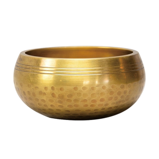 颂钵尼泊尔手工梵木果佛音碗 瑜伽冥想梵音钵疗愈钵盂铜磬钵摆件