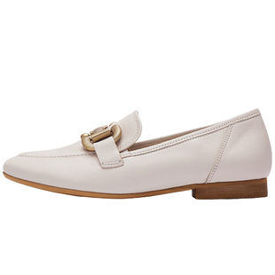 Gabor德国嘉步42494单鞋 精致饰扣休闲平跟乐福鞋
