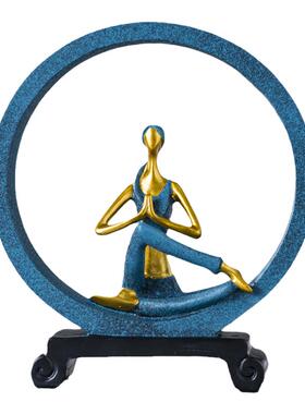 简约少女风瑜伽电视柜卧室摆件