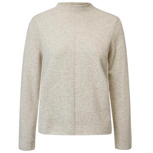 皮皮狗商场同款秋冬新款无染色羊绒开衫圆领立体针织女外套