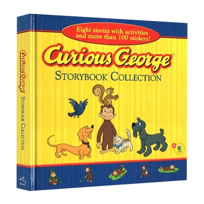 华研原版 好奇乔治猴8个故事合集 英文原版 Curious George Storybook Collection 廖彩杏书单 儿童英语故事书 精装英文版进口书籍