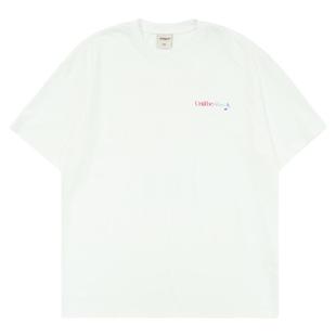 Mentmate 一直游到海水变蓝 小众英文T恤衫 男女款百搭圆领短袖夏