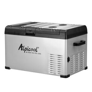 冰虎大车货车用车载冰箱12V24V220V通用冷藏或冷冻车家两用冰箱