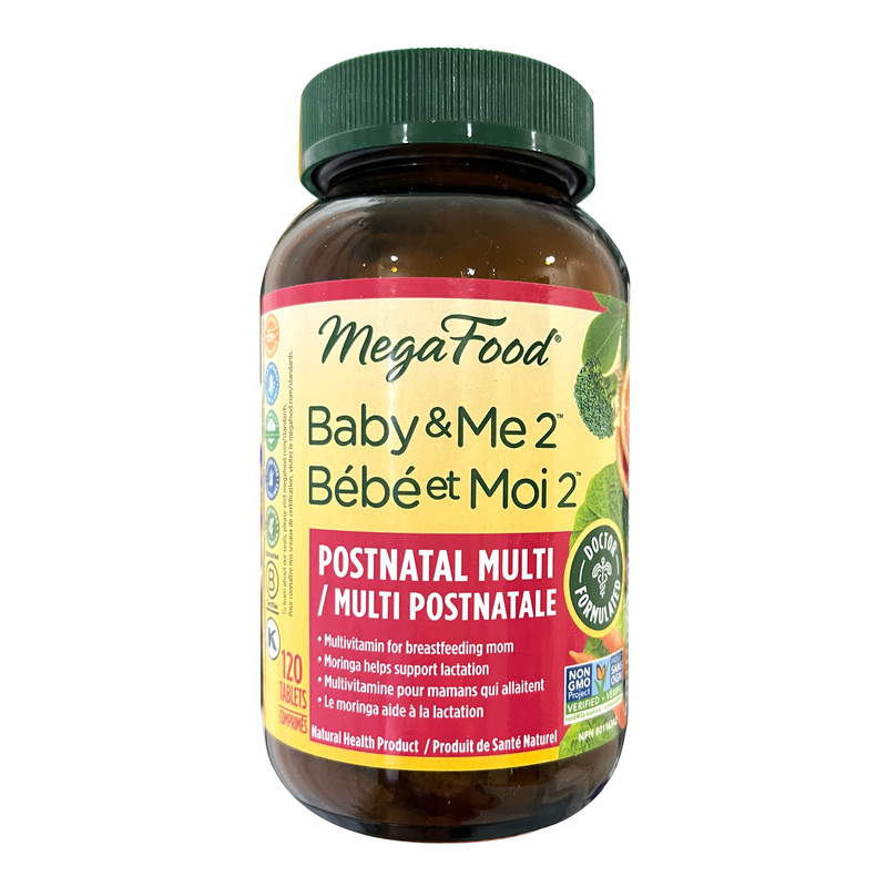 加拿大 Megafood 孕妇维生素 Baby & Me 2 120粒