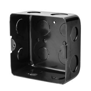 加高款地插底盒地面地板地插座预埋通用暗装铁底盒底座防腐地线盒