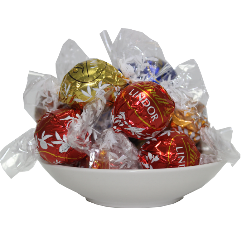 lindt瑞士莲软心牛奶黑白巧克力