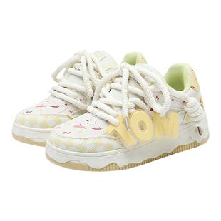 会说话的汤姆猫鞋子女鞋板鞋春秋款透气面包鞋防滑百搭情侣休闲鞋