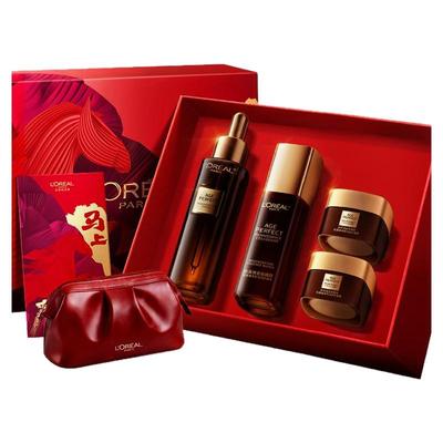 欧莱雅黑金礼盒抗老抗皱护肤品