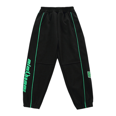 男童秋冬加绒运动卫裤