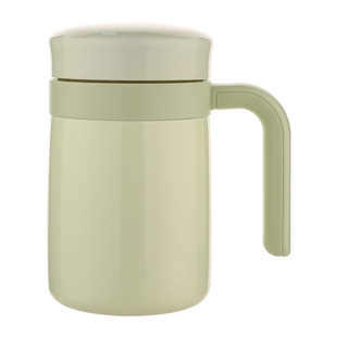 不锈钢带手柄保温杯女2025新款高颜值杯子办公室水杯茶水分离茶杯