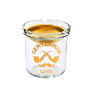 创意烟灰缸家用不锈钢漏斗防飞灰带盖办公室烟缸客厅防风定制LOGO