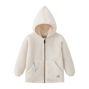 丹麦MINI A TURE童装25秋冬男女童摇粒绒保暖外套抗静电上衣裤子