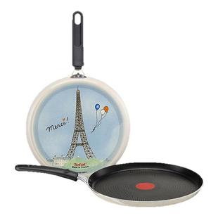 姜妍同款特福Tefal平底不粘锅煎锅家用25cm烙饼煎蛋锅燃气灶专用