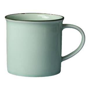 某牌孤品】好看的TINTIN仿搪瓷马克杯【高端新骨瓷】釉下彩水杯子