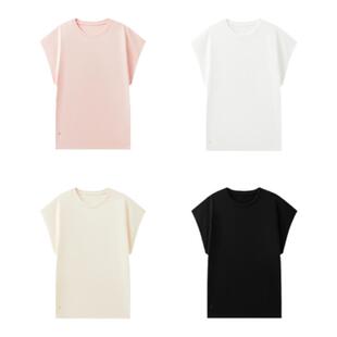 形内睡衣女纯棉白色2025新款夏季夏款亲肤柔软高级感坎肩背心T恤