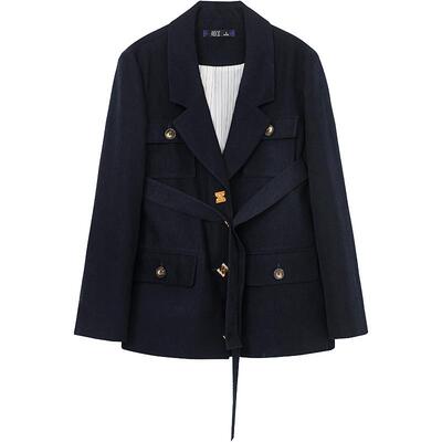 复古港风小西装早春新款