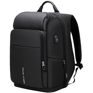 马可莱登男士双肩包简约休闲旅行背包大容量干湿分离防水出差书包