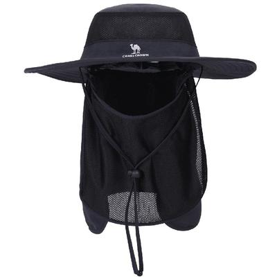 骆驼户外钓鱼男女春夏登山太阳帽