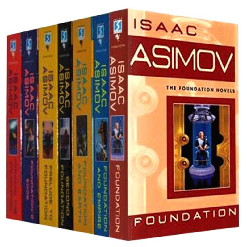 英文原版 银河帝国 Foundation 基地七部曲系列全集1-7册 英文版 进口科幻小说 Isaac Asimov 艾萨克阿西莫夫