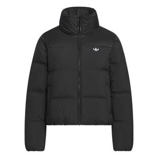 宽松撞色保暖鸭绒羽绒服面包服女秋冬新款adidas阿迪达斯三叶草