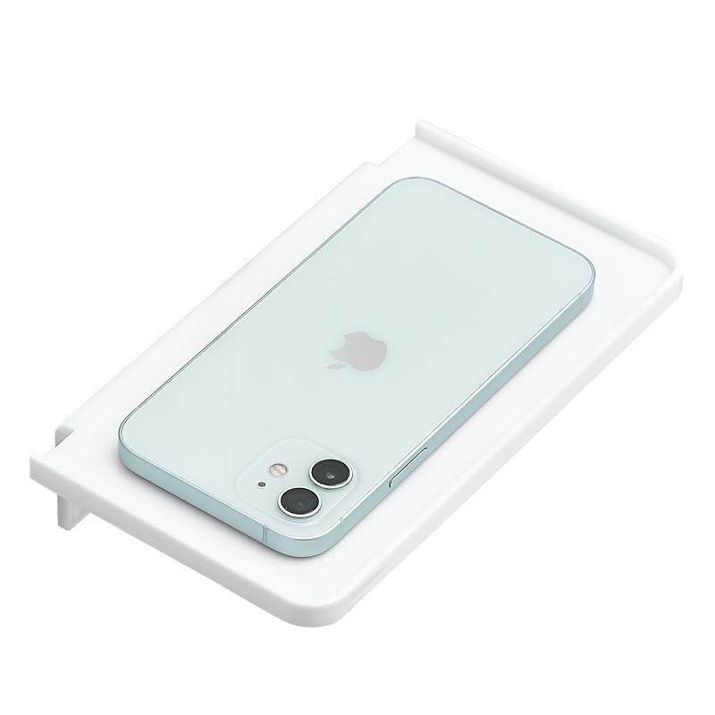卫生间塑料手机架免打孔厕所墙上托盘浴室置物架挂墙隔板床头支架