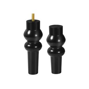 实木家具脚沙发支撑脚床腿支撑茶几电视柜脚复古北欧柜脚餐边柜腿