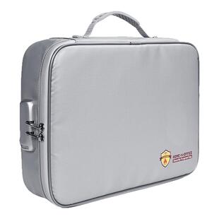 防火收纳包防水卡包证件现金家用家庭文件袋阻燃耐高温收纳手提箱