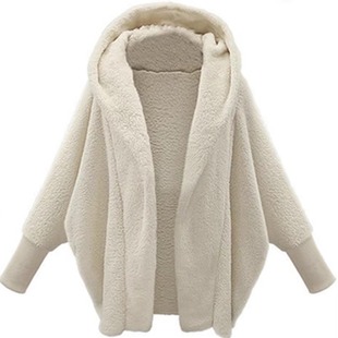 Autumn Plush Hooded Jacket Women Coats Winter Clothes Ladies