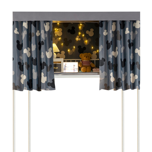 无涂层上铺物理遮光床帘学生宿舍上下铺遮挡帘下桌隐私窗帘遮光帘