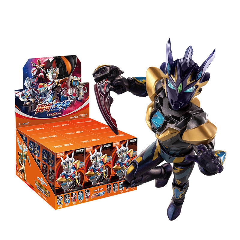 【爆款新品】布鲁可奥特曼群星S版第4弹宿命之绊赛罗拼装玩具