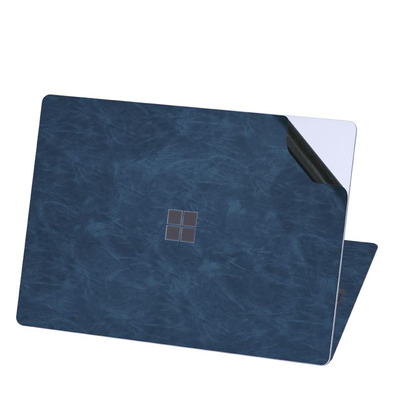 适用微软Surface Laptop 13皮革电脑贴膜8第7版13.8笔记本外壳保护膜book超迁机身贴纸Studio配