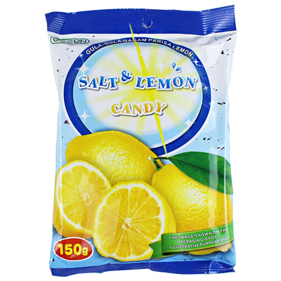 盐味马来西亚硬糖可康咸柠檬糖